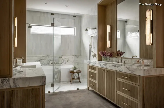 Bathroom renewal with architectural film