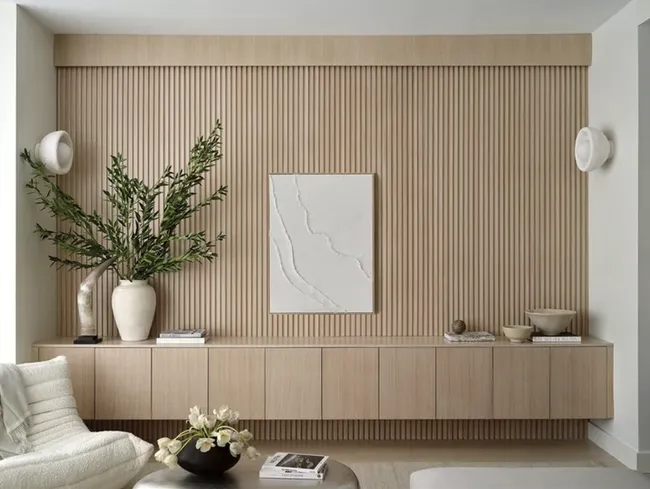 Residential living room surface renewal