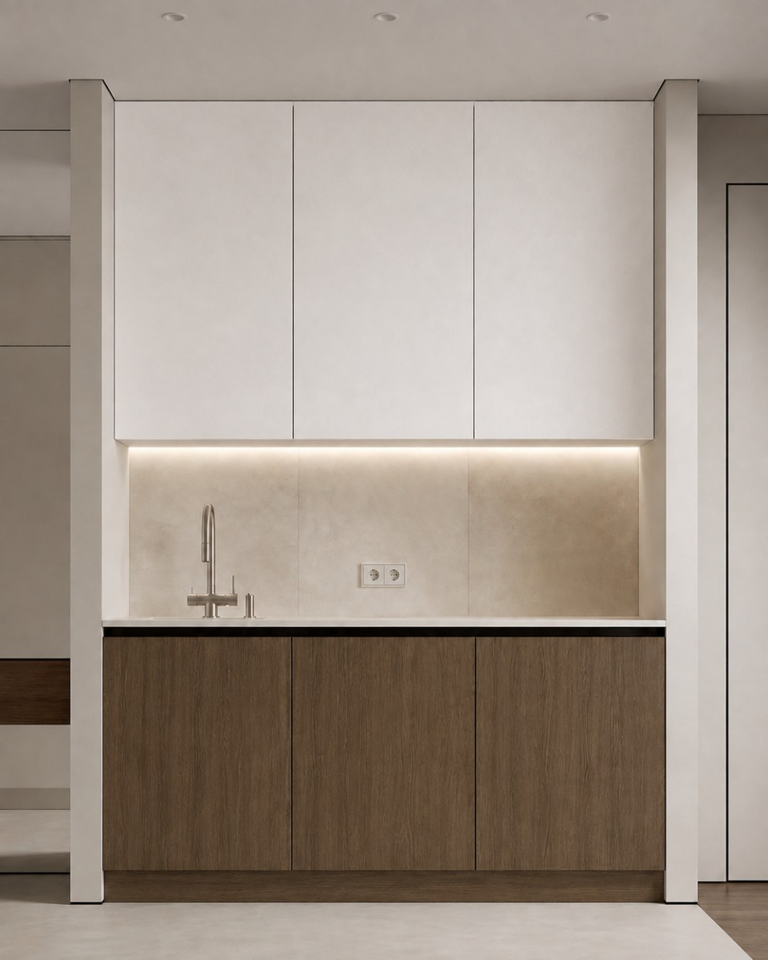 Kitchen renewed with Renuva architectural film